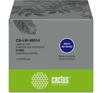 Этикетки CACTUS CS-LW-99014 101x54 мм, черный на белом, 220 шт./рул. для Dymo Label Writer 450/4XL 1934235