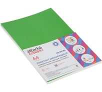 Самоклеящиеся этикетки Attache 210x297 мм ,зеленая, 1 шт./л А4 50л/уп 1889648