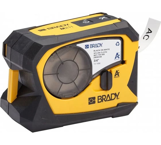 Портативный принтер этикеток BRADY M211 в комплекте шнур питания, m21-750-499 brd170381