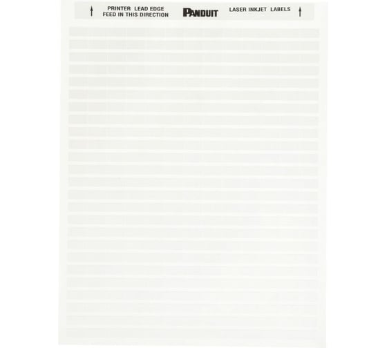 Наклейка белая для 2 портов Mini-Com (7.6х31.75 мм; 150 шт.) PANDUIT C125X030FJJ 32273 1