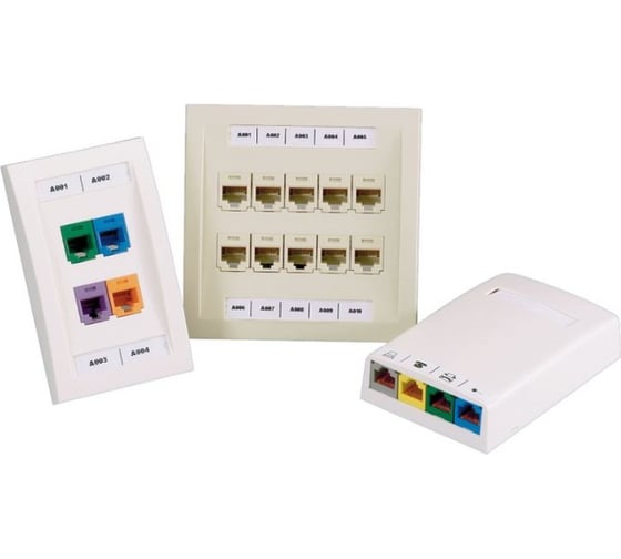 Наклейка белая для 1 порта Mini-Com (7.6х15.5 мм; 325 шт.) PANDUIT C061X030FJJ 32274