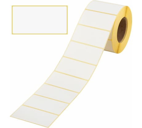 Этикетка термотрансферная ОФИСМАГ Полуглянец, 58x30 мм, 900 этикеток в ролике, 52200 111973