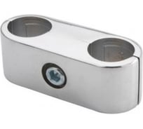 Соединитель AKS 503А двойной параллельный, трубы d25 мм, хром 14308