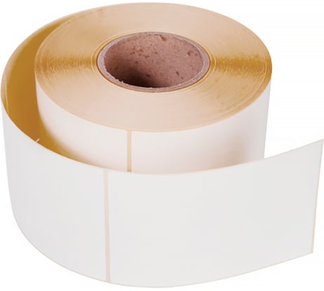 Термоэтикетки CACTUS Eco CS-TE75120300 сегмент 75x120 мм, самоклеящаяся, внешний диаметр рулона 90 мм, диаметр втулки 40 мм, 300 шт./рул бел 1693397