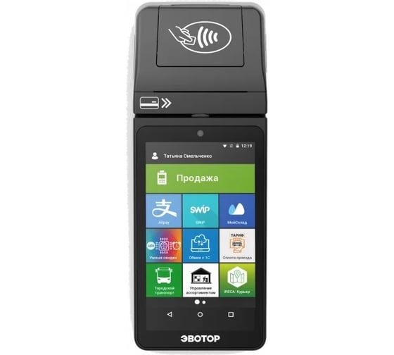 Смарт-терминал без ФН Эвотор 5i Smart POS, актив ККТ ST522-5000П