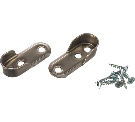 Держатель для овальной штанги Element 30x15мм мет. хром 2 шт 119390