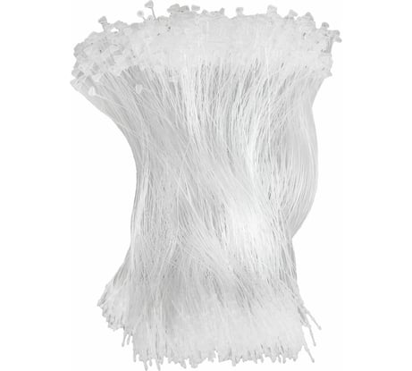 Хомут-биркодержатель, бирка ценник BRAUBERG петлевой, 17.5 см, комплект 1000 шт. 291306