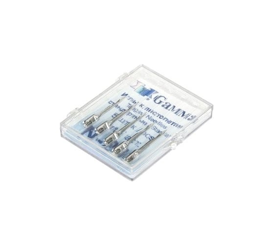 Иглы Gamma для этикет-пистолета N-202 5 шт. в картонной упаковке никель 87378 1