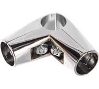 Угловой соединитель 3-х труб Element хром 1 шт 132150