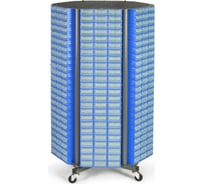 Стеллаж напольный DUEL с лотками поворотный 432 лотка CKM30