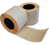 Термоэтикетки ООО Комус ЭКО 58x30, без печати, 900 шт. в рулоне, вт.40, 24 рул. 76532