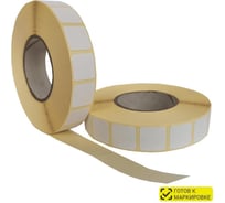 Термотрансферные этикетки ООО Комус ПГЛ 15x15, 2000 шт. в рулоне, вт.40, 42 рул. 1691611