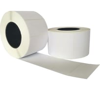 Термоэтикетки ООО Комус ЭКО 43x25 1000 шт. в рулоне, вт.40, 20 рул. 1616752