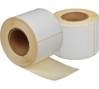 Термоэтикетки ООО Комус ЭКО 58x60, без печати, 450 шт. в рулоне, вт.40, 24 рул. 76535