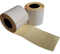 Термоэтикетки ООО Комус ЭКО 75x120 250 шт. в рулоне, вт.40, легкосъемный клей, 12 рул. 1500760