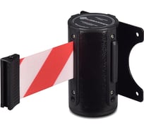 Комплект настенный блок с лентой и фиксатор Rusbarrier KP-NB-36332 BLACK red/white