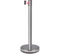 Стойка ограждения RUSBARRIER c лентой 3 м материал AISI304 PSLN-226323 red/white