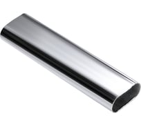 Труба Mebax (штанга) хромированная овал 15x30x0,7x3000мм Класс АА 00-00002898