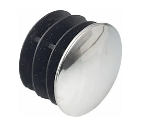 Заглушка Партнер JOKER type 8/R-17 пластик, хром, внутренняя, 4 шт. пакет 812605 34073263