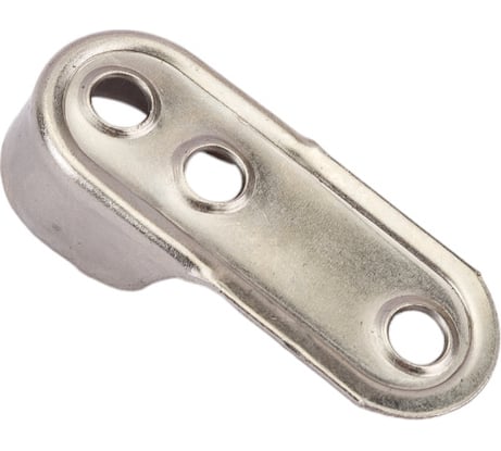 Держатель для овальных штанг Tech-Krep/Zitar 30х15мм, хром 2 шт 127459