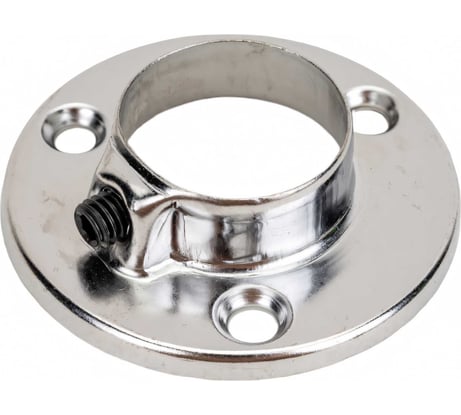 Держатель для трубы Tech-Krep/Zitar 25 мм с фиксатором, хром 2 шт 127422