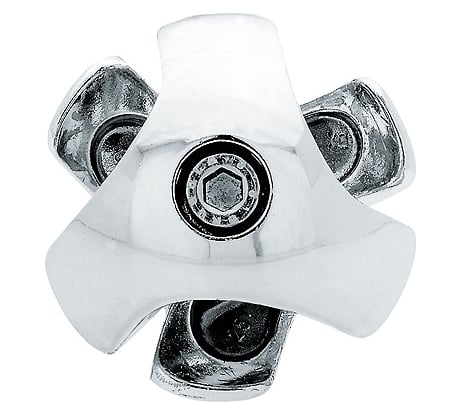 Держатель краб Tech-Krep/Zitar для 3-х труб хром 1 шт - пакет 127426