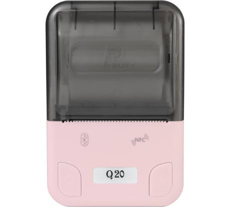Принтер для печати этикеток Puty Q20 переносной, розовый 1361257