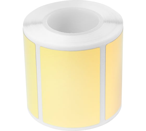 Этикетки Vell для Puty PT-50DC/PT-82DC (50 мм х 30 мм, золотые, 210 шт) 644479