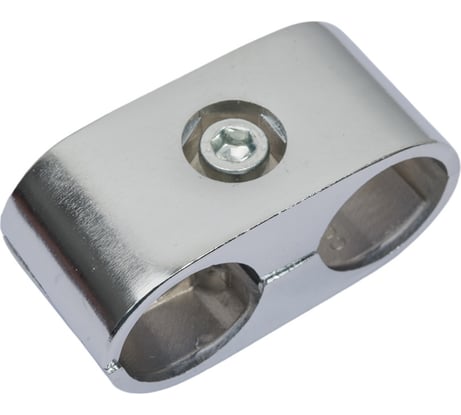 Соединитель 2-х труб Tech-Krep/Zitar параллельно, хром 1 шт - пакет 127447