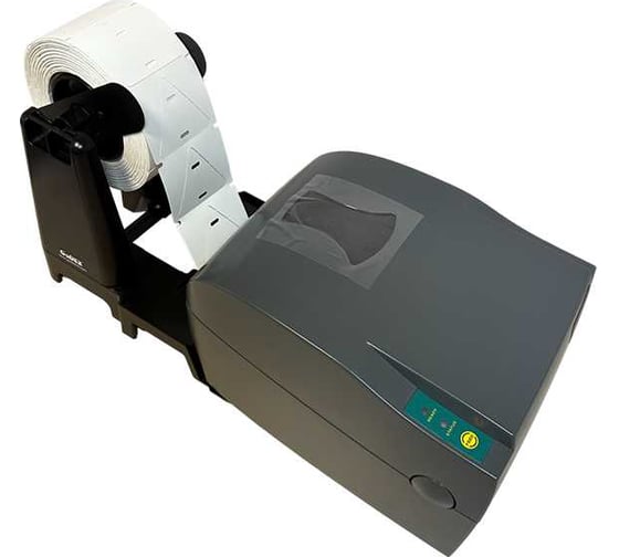 Принтер Маркерпром Godex G530UES для монтажа с держателем рулона, со стартовым набором кабельных бирок по 1000 шт., с шаблонами для печати mprg530uesv2