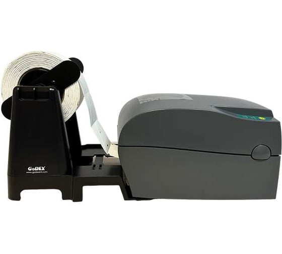 Принтер Маркерпром Godex G530UES для монтажа с держателем рулона, со стартовым набором кабельных бирок по 1000 шт., с шаблонами для печати mprg530uesv2