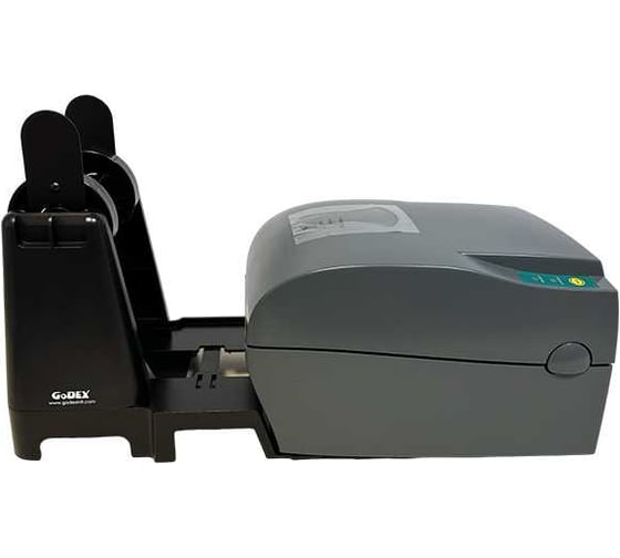 Принтер Маркерпром Godex G530UES для монтажа с держателем рулона, со стартовым набором кабельных бирок по 1000 шт., с шаблонами для печати mprg530uesv2