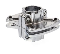 Двусторонний держатель панели горизонтально Element хром 236730