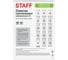Этикетка самоклеящаяся Staff 105x148,5мм, 4 этикетки, белая, 80г/м2, 100 листов, BASIC, 115670 7
