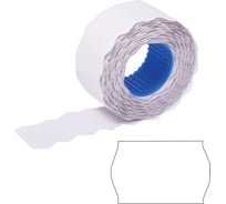 Этикет-лента BRAUBERG 26х12 мм, белая, комплект 5 рулонов по 800 шт., 123576