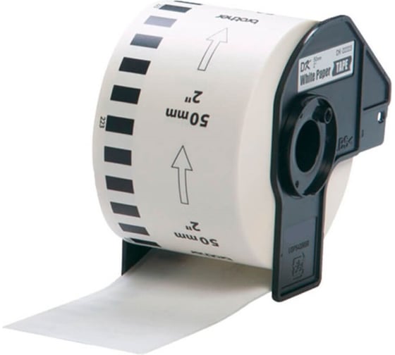 Лента Solution print Solutionprint SP DK22223 (Brother DK22223) 50 мм х 30.5 м, черный на белом 204657