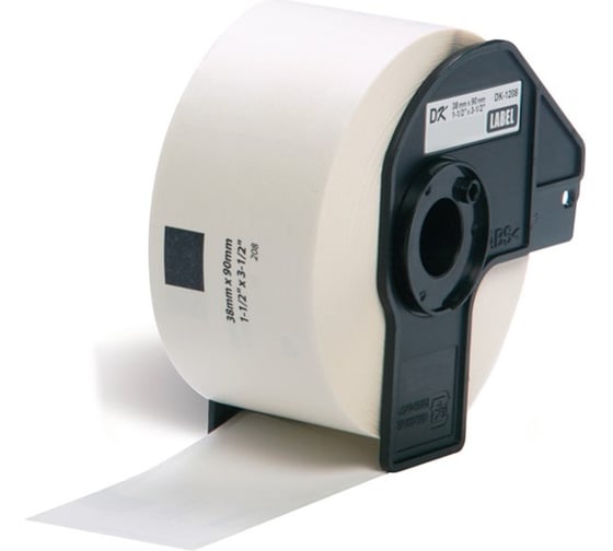 Лента Solution print Solutionprint SP DK11208 (Brother DK11208) 38x90 мм, черный на белом 248608
