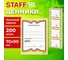 Картонные ценники STAFF БАБОЧКА 4, 70х90мм, КОМПЛЕКТ 200 шт., 128681 2