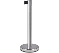 Стойка ограждения RUSBARRIER c лентой 5 м, материал AISI304 PSLN-227625 black