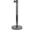 Стойка ограждения RUSBARRIER с лентой 2 м BSLN-326332 CHROME green 1