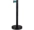 Стойка ограждения RUSBARRIER с лентой 5 м BSLN-327635 BLACK green 2