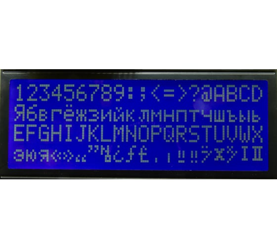Дисплей буквенно-цифровой ЖК KEEN SIDE KSECB2004BWE-R07 137083