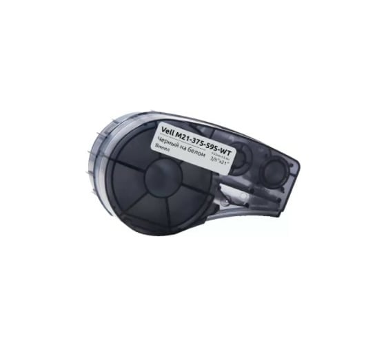 Картридж Vell M21-375-595-WT 9.53 мм / 6.4 м, винил, VL142800 375074