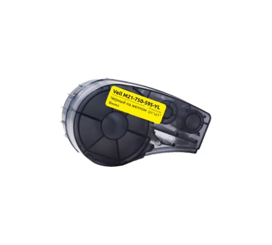 Картридж Vell M21-750-595-YL 19.05 мм / 6.4 м, винил, VL142811