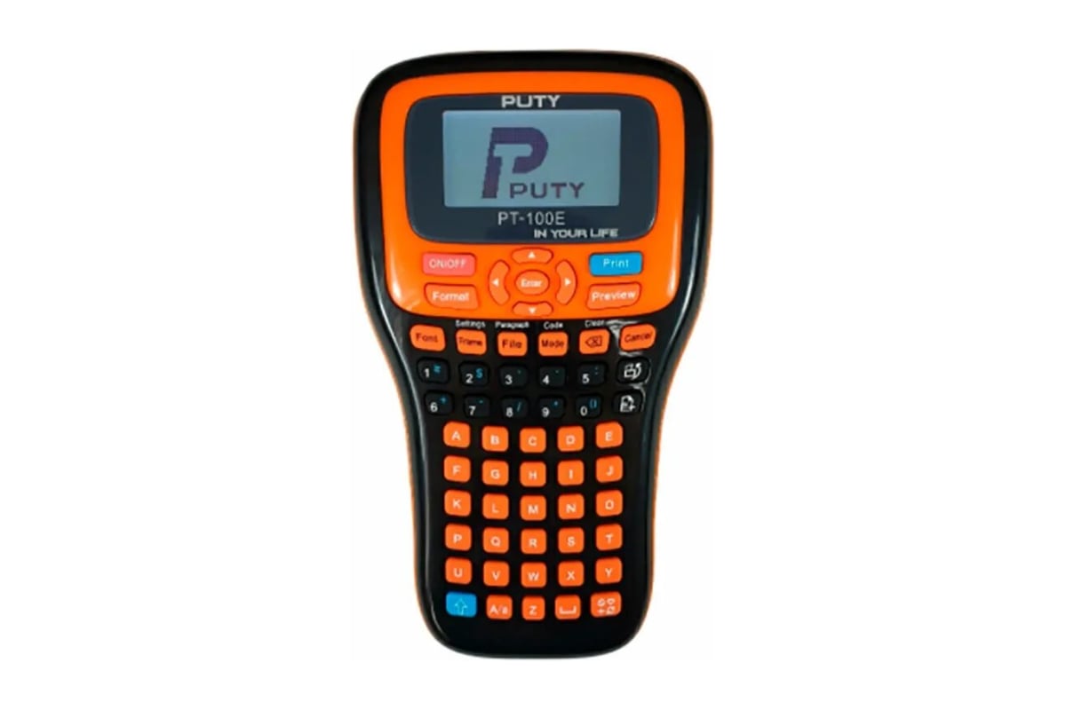 Принтер для печати наклеек Puty PT-100E ручной кириллица/латиница ...