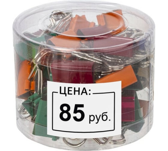 Ценник BRAUBERG Цена 35х25 мм, средний, белый, самоклеящийся, комплект 5 рулонов по 250шт, 112362