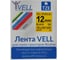 Лента Vell VL-631 12 мм, черный на желтом для PT 1010/1280/D200/H105/E100/ D600/E300/2700/ P700/E550/9700, 631 2