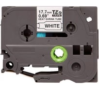 Термоусадочная трубка Solution print SP HSe241 Brother HSe-241, 17.7 мм, черный на белом 215698