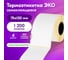 Этикетка ОФИСМАГ ТермоЭко 75х120 мм, 300 этикеток в ролике, КОМПЛЕКТ 4 шт., светостойкость до 2 месяцев, 880964 2