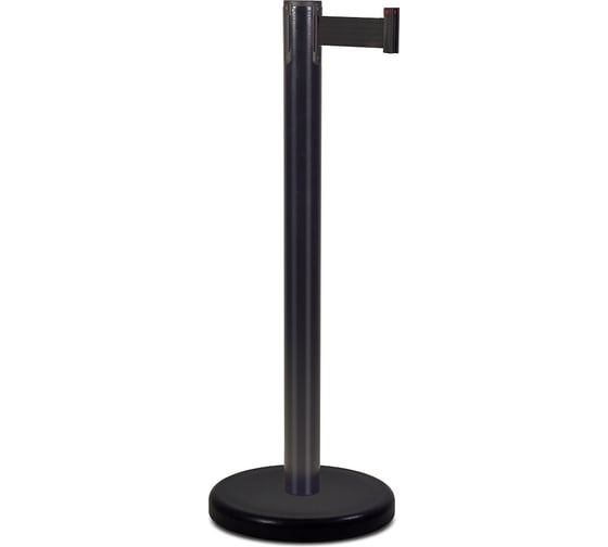 Стойка ограждения Rusbarrier с лентой 4,5 м BSLN-X87635 BLACK black